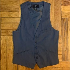 H&M Dark Grey Suit Vest